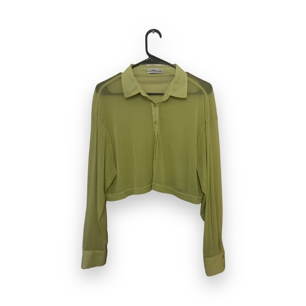 Sheer Long Sleeve Urban Outfitters Shirt